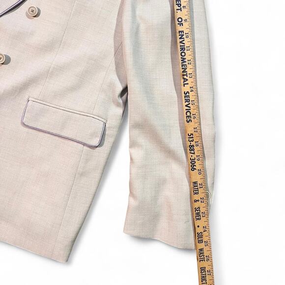 Tallia mens double breasted linen blend - Picture 5 of 7